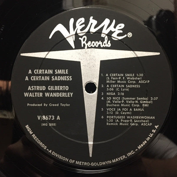 Astrud Gilberto / Walter Wanderley ~ A Certain Smile A Certain Sadness (Vinyl) - Djungel & Jazz