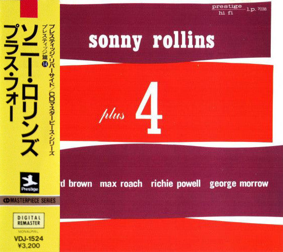 Sonny Rollins ~ Plus 4 (Vinyl) - Djungel & Jazz