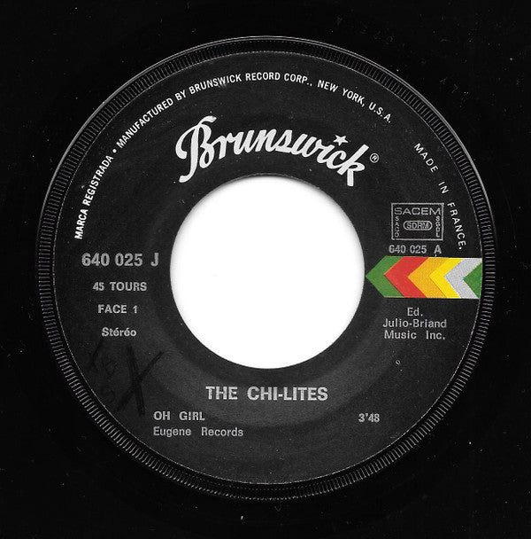 The Chi-Lites ~ Oh Girl (Vinyl) - Djungel & Jazz