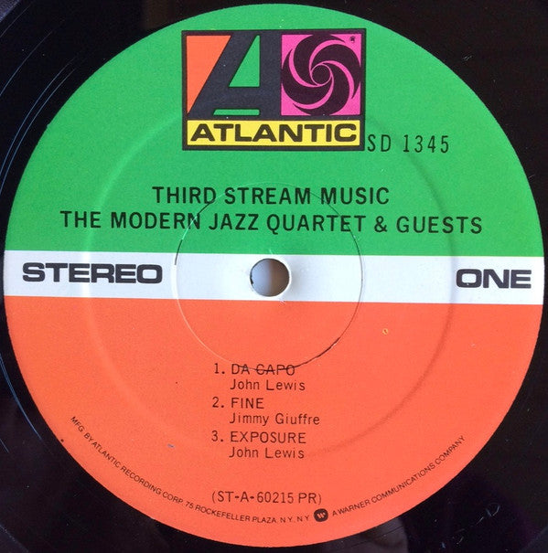 The Modern Jazz Quartet & Guests: The Jimmy Giuffre Trio & Beaux Arts String Quartet ~ Third Stream Music (Vinyl) - Djungel & Jazz