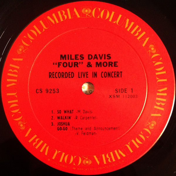 Miles Davis ~ 'Four' & More - Recorded Live In Concert (Vinyl) - Djungel & Jazz