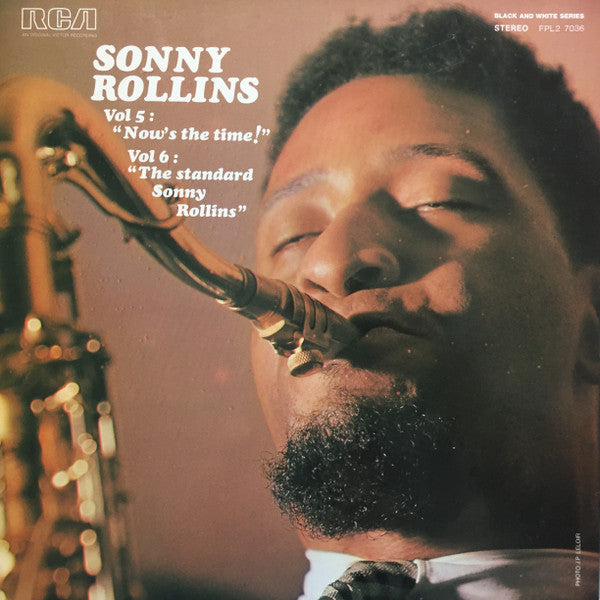 Sonny Rollins ~ Vol 5: "Now's The Time!" / Vol 6: "The Standard Sonny Rollins" (Vinyl) - Djungel & Jazz