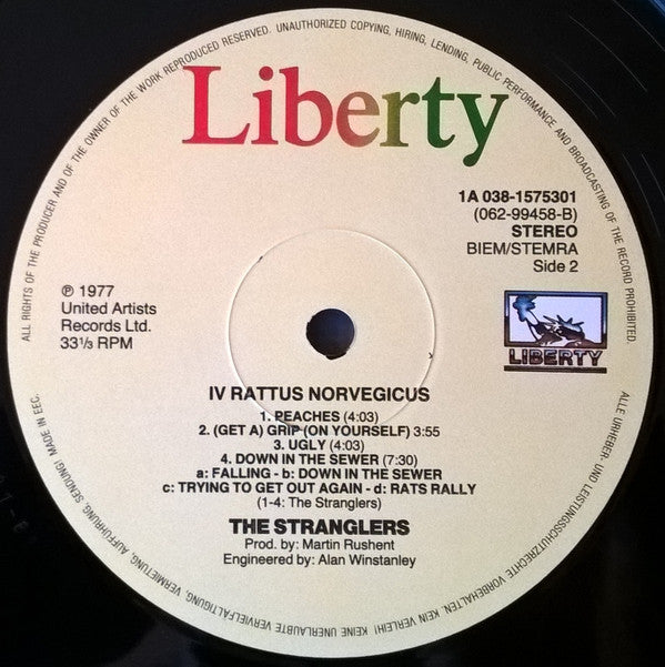 The Stranglers ~ IV Rattus Norvegicus (Vinyl) - Djungel & Jazz