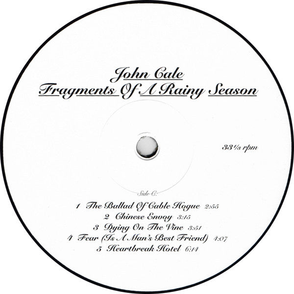 John Cale ~ Fragments Of A Rainy Season (Vinyl) - Djungel & Jazz