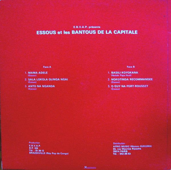 Jean Serge Essous Et Les Bantous De La Capitale ~ Volume 1 (Vinyl) - Djungel & Jazz