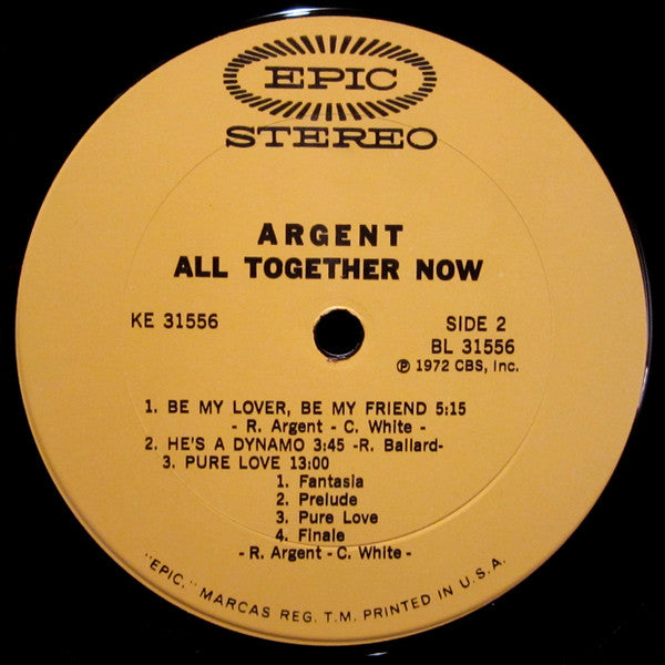 Argent ~ All Together Now (Vinyl) - Djungel & Jazz