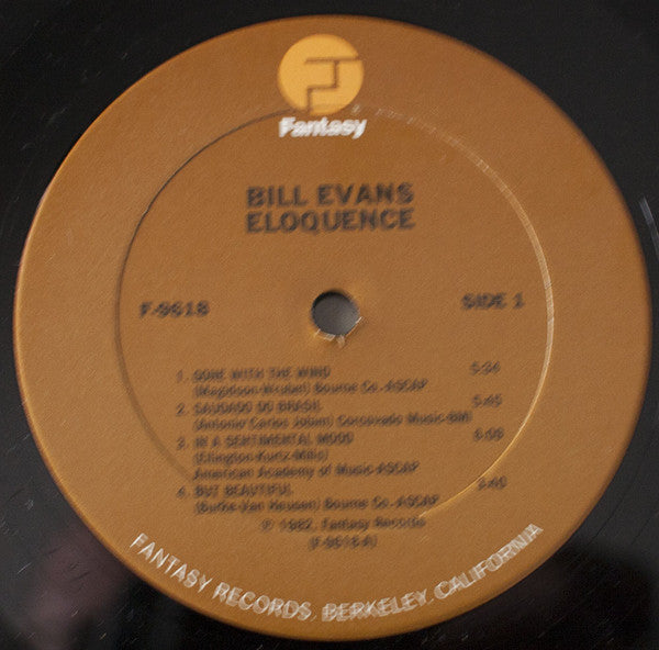 Bill Evans ~ Eloquence (Vinyl) - Djungel & Jazz