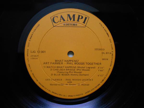 Art Farmer - Phil Woods ~ What Happens ?... (Vinyl) - Djungel & Jazz