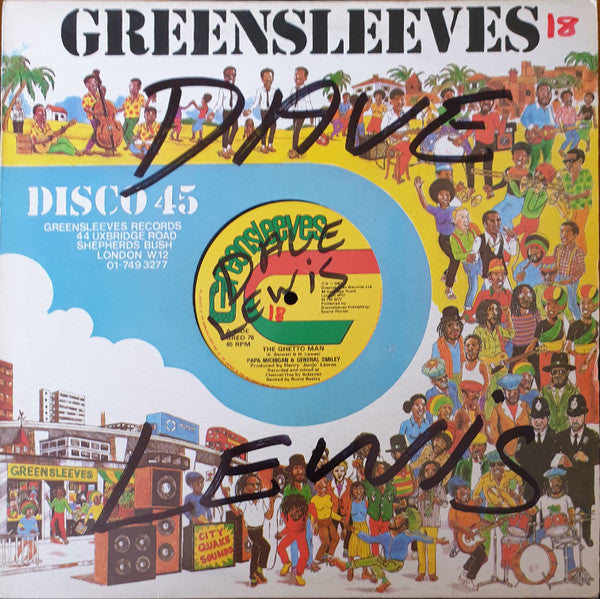 Papa Michigan & General Smiley / Barrington Levy ~ The Ghetto Man / Come On (Vinyl) - Djungel & Jazz