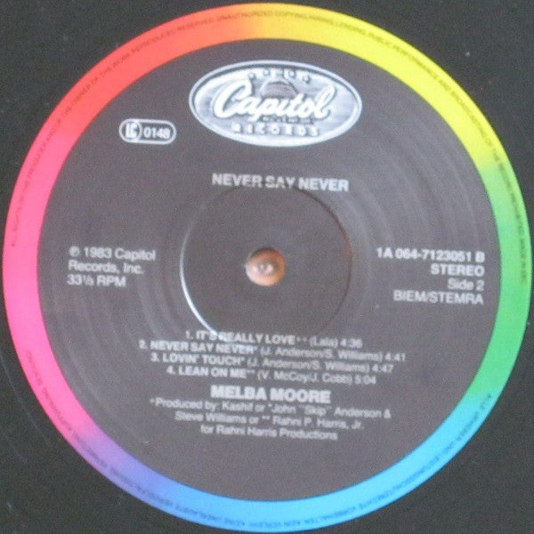 Melba Moore ~ Never Say Never (Vinyl) - Djungel & Jazz