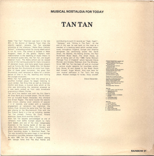 Tan Tan (3) : Musical Nostalgia For Today (LP)