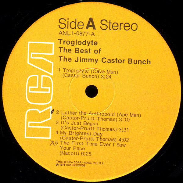 The Jimmy Castor Bunch ~ Troglodyte: The Best Of The Jimmy Castor Bunch (Vinyl) - Djungel & Jazz