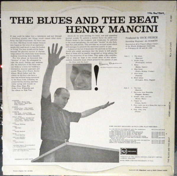 Henry Mancini : The Blues And The Beat (LP, Album, Ort)