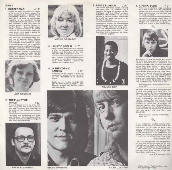 Ralph Lundsten And The Andromeda All Stars : Universe (LP, Album)