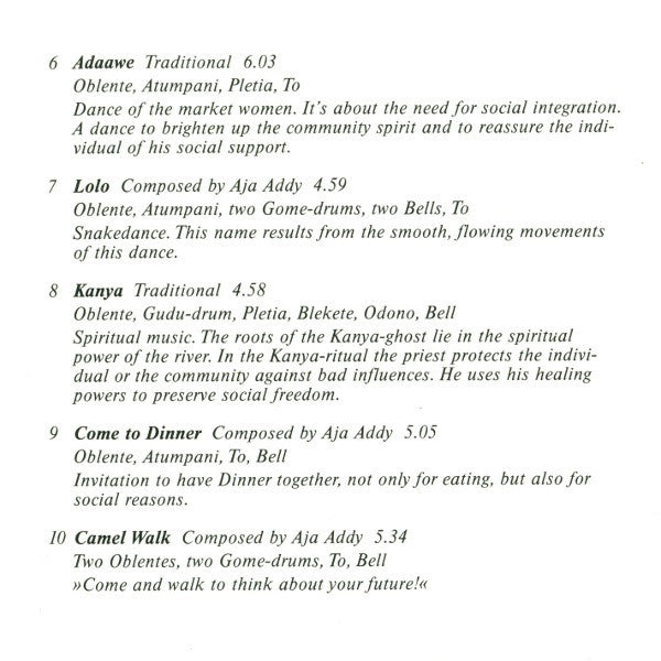 Aja Addy ~ Power And Patience (Vinyl) - Djungel & Jazz