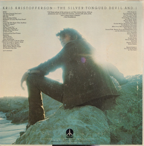 Kris Kristofferson : The Silver Tongued Devil And I (LP, Album, Pit)