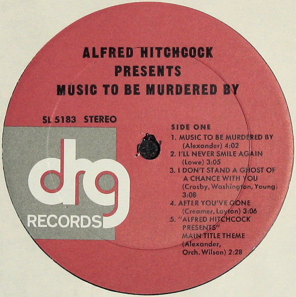 Alfred Hitchcock ~ Presents Music To Be Murdered By (Vinyl) - Djungel & Jazz