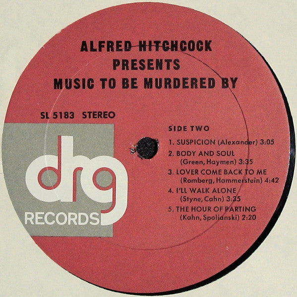 Alfred Hitchcock ~ Presents Music To Be Murdered By (Vinyl) - Djungel & Jazz