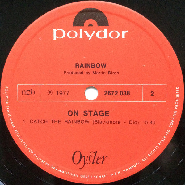 Rainbow ~ On Stage (Vinyl) - Djungel & Jazz