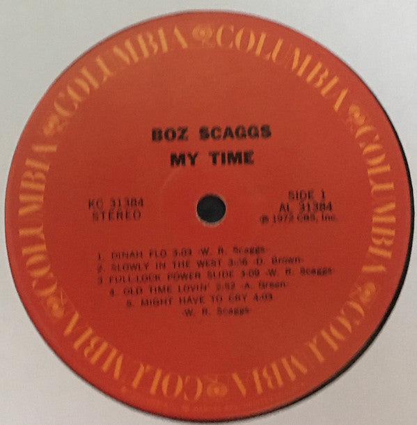 Boz Scaggs : My Time (LP, Album)