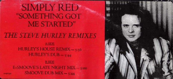 Simply Red ~ Something Got Me Started (The Steve Hurley Remixes) (Vinyl) - Djungel & Jazz