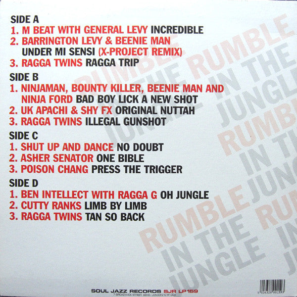 Various : Rumble In The Jungle (2xLP, Comp)