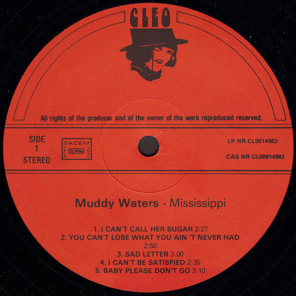 Muddy Waters : Mississippi (LP, Comp, Red)