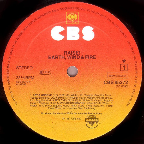 Earth, Wind & Fire ~ Raise! (Vinyl) - Djungel & Jazz