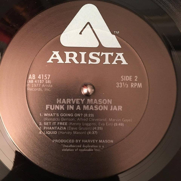 Harvey Mason ~ Funk In A Mason Jar (Vinyl) - Djungel & Jazz