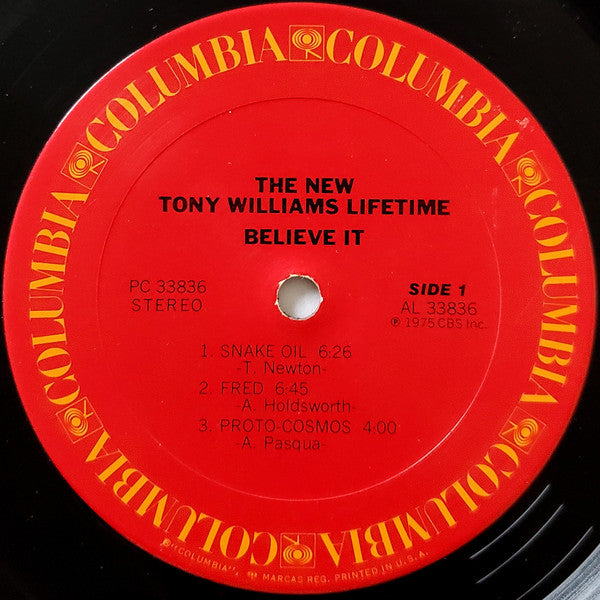 The New Tony Williams Lifetime ~ Believe It (Vinyl) - Djungel & Jazz