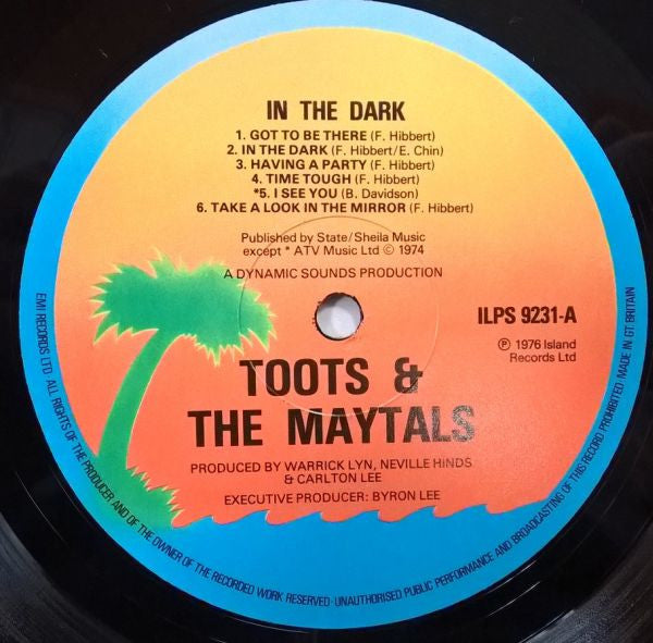 Toots & The Maytals : In The Dark (LP, Album, RE)