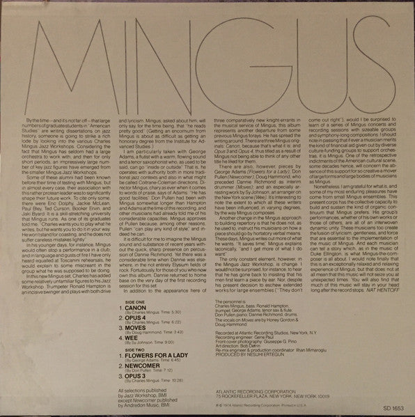 Charles Mingus ~ Mingus Moves (Vinyl) - Djungel & Jazz