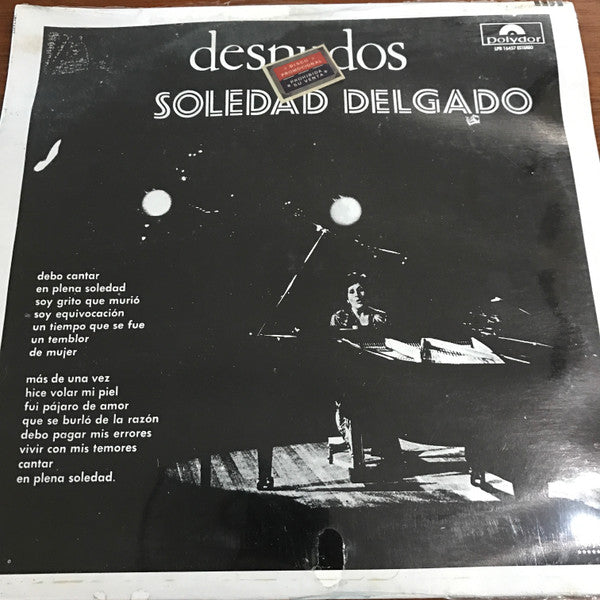 Soledad Delgado ~ Desnudos (Vinyl) - Djungel & Jazz