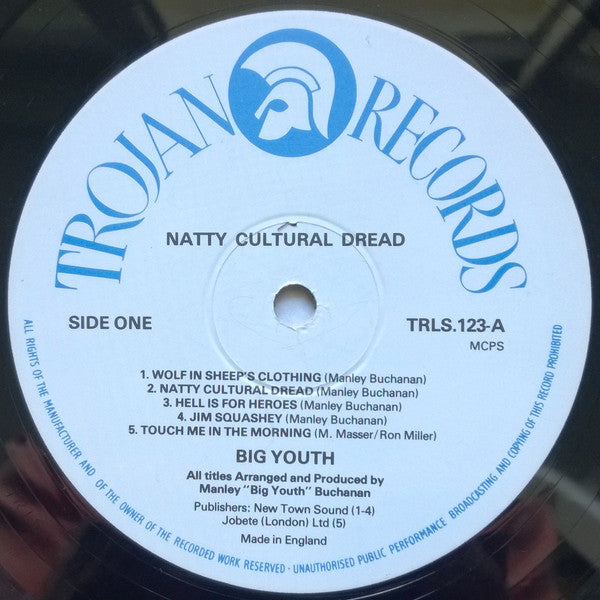 Big Youth : Natty Cultural Dread (LP, RE)