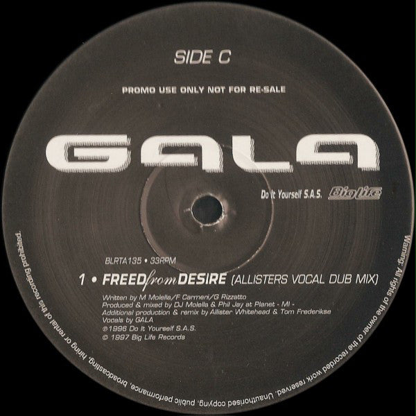 Gala ~ Freed From Desire (Vinyl) - Djungel & Jazz