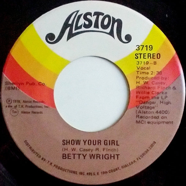 Betty Wright ~ Everybody Was Rockin' / Show Your Girl (Vinyl) - Djungel & Jazz