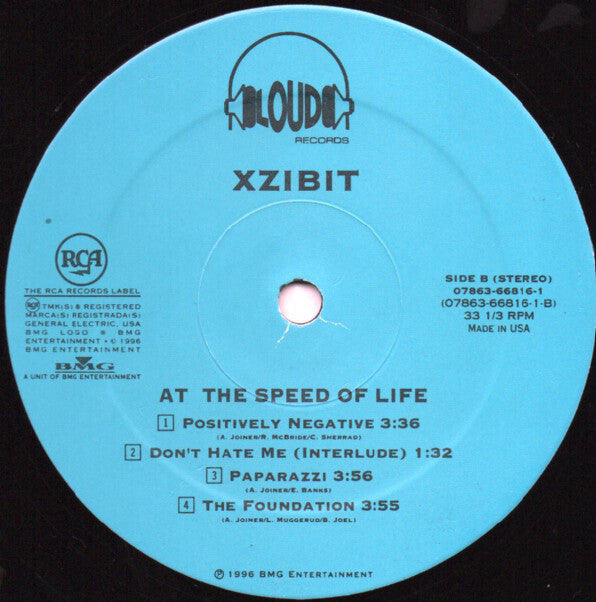 Xzibit ~ At The Speed Of Life (Vinyl) - Djungel & Jazz