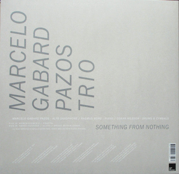 Marcelo Gabard Pazos Trio ~ Something From Nothing (Vinyl) - Djungel & Jazz