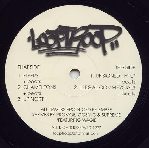 Looptroop (2) : Unsigned Hype EP (12", EP, Ltd)