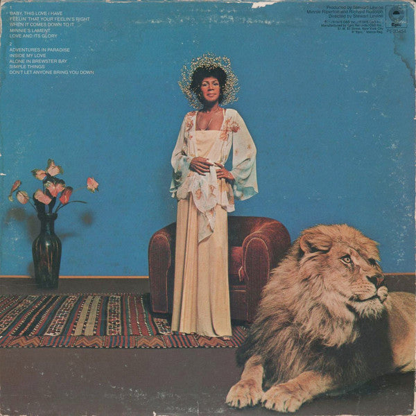 Minnie Riperton ~ Adventures In Paradise (Vinyl) - Djungel & Jazz