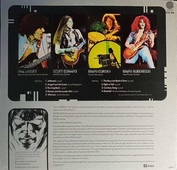 Thin Lizzy ~ Jailbreak (Vinyl) - Djungel & Jazz