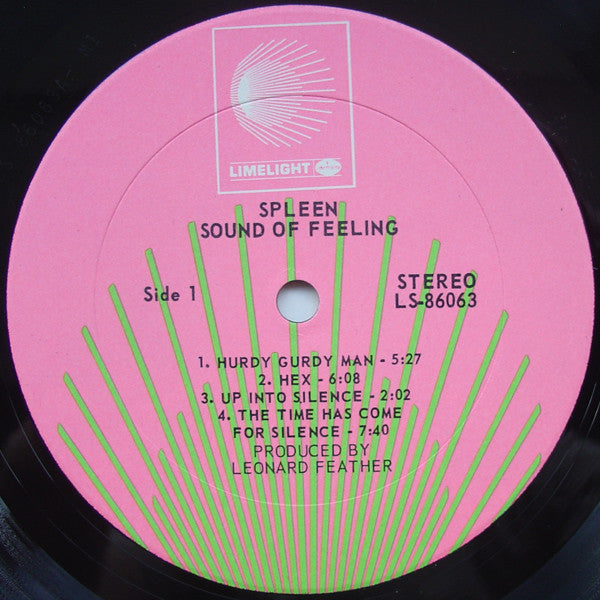 The Sound Of Feeling ~ Spleen (Vinyl) - Djungel & Jazz