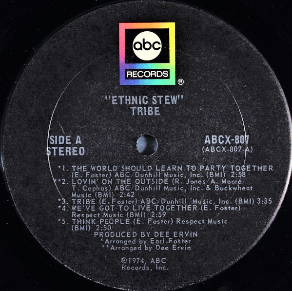 Tribe ~ Ethnic Stew (Vinyl) - Djungel & Jazz