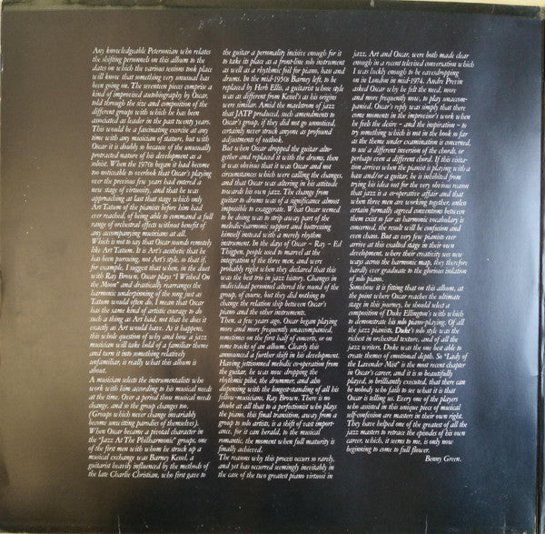 Oscar Peterson ~ The History Of An Artist (Vinyl) - Djungel & Jazz