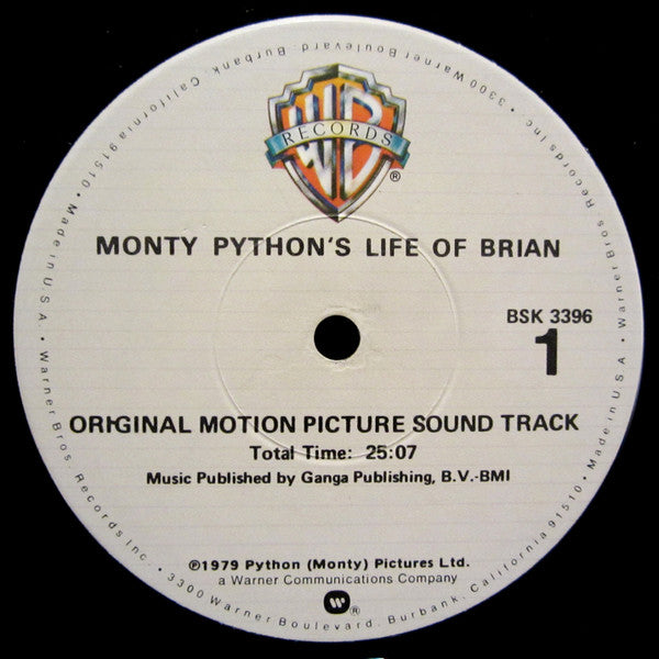 Monty Python ~ Life Of Brian (Vinyl) - Djungel & Jazz