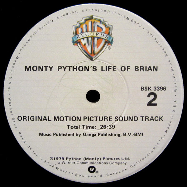 Monty Python ~ Life Of Brian (Vinyl) - Djungel & Jazz