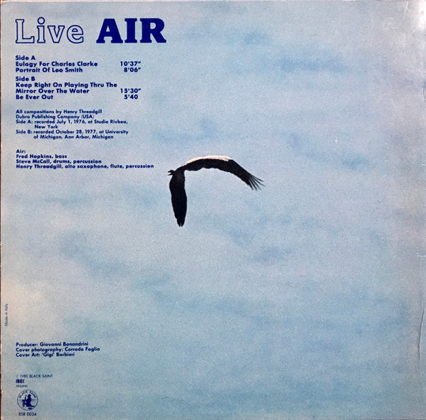 Air  ~ Live Air (Vinyl) - Djungel & Jazz