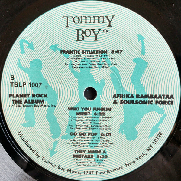 Afrika Bambaataa & Soulsonic Force : Planet Rock - The Album (LP, Album)