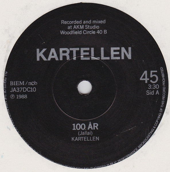 Kartellen  ~ 100 År (Vinyl) - Djungel & Jazz