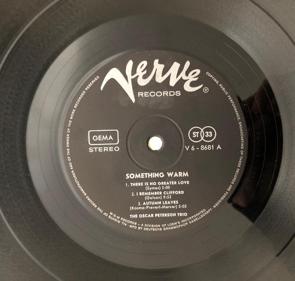 Oscar Peterson ~ Something Warm (Vinyl) - Djungel & Jazz